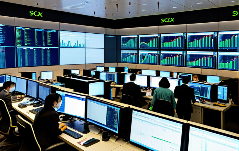 **

"A bustling scene at the Singapore Exchange (SGX), featuring traders in professional attire, fully clothed, working at their desks. The environment is a modern trading floor with screens displaying financial data. Safe for work, appropriate content, perfect anatomy, natural proportions, professional setting, high quality."

**